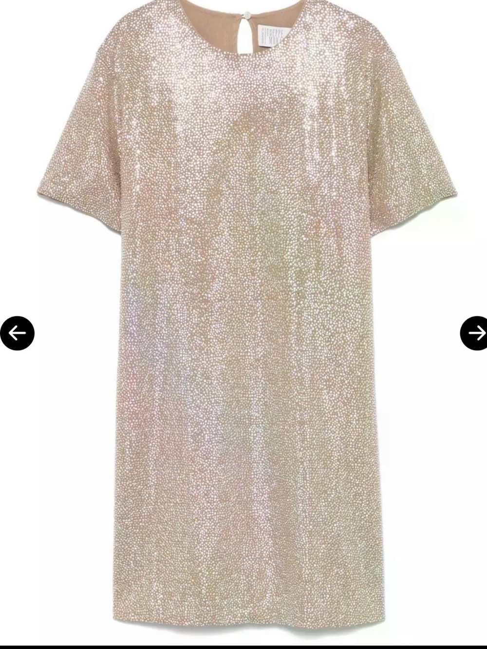 GIUSEPPE DI MORABITO
Crystal-Embellished Mini Dress - Neutrals